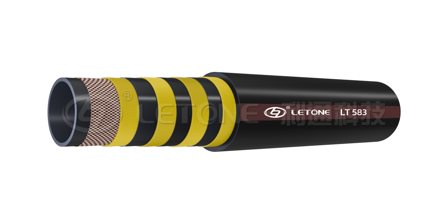 EN856-4SP MSHA Wire Spiral Hydraulic Hose