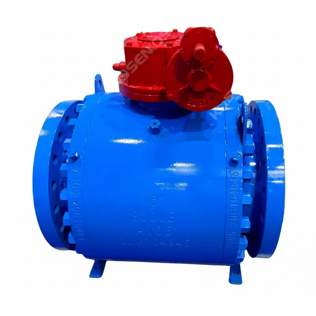 3 Piece Trunnion Mounted Ball Valve