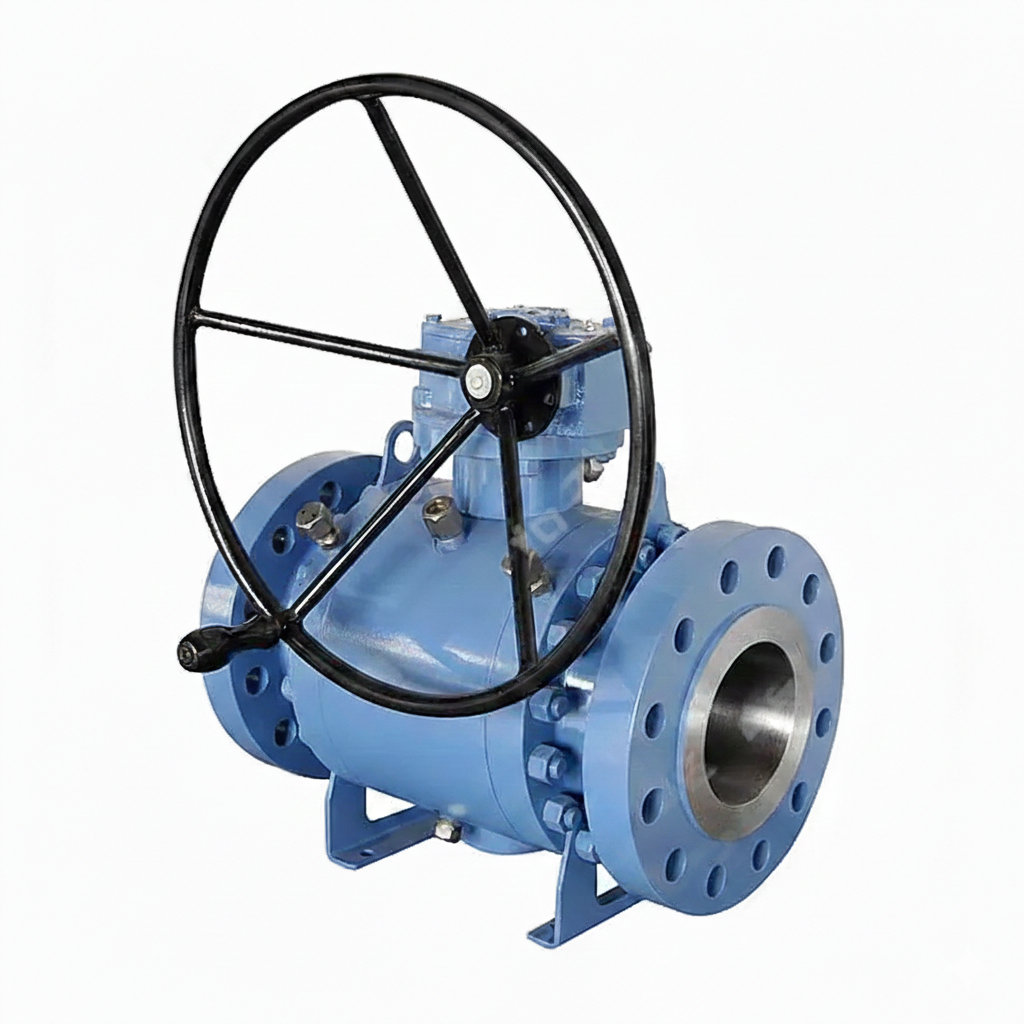 ASTM A105N Trunnion Mounted Ball Valve