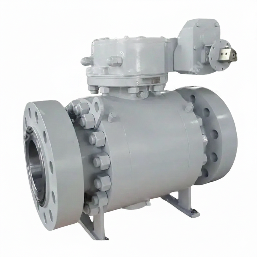 High-pressure ball valve